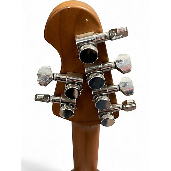 Used Sterling by Music Man VALENTINE Metallic Blue Solid Body Electric Guitar