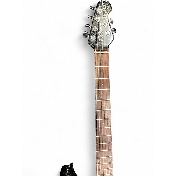 Used Ernie Ball Music Man Luke METALIC BLACK Solid Body Electric Guitar