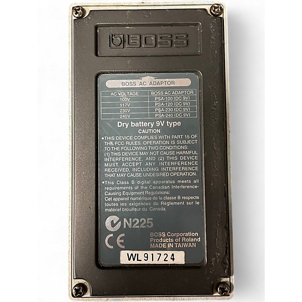 Used BOSS MT2 Metal Zone Distortion Effect Pedal