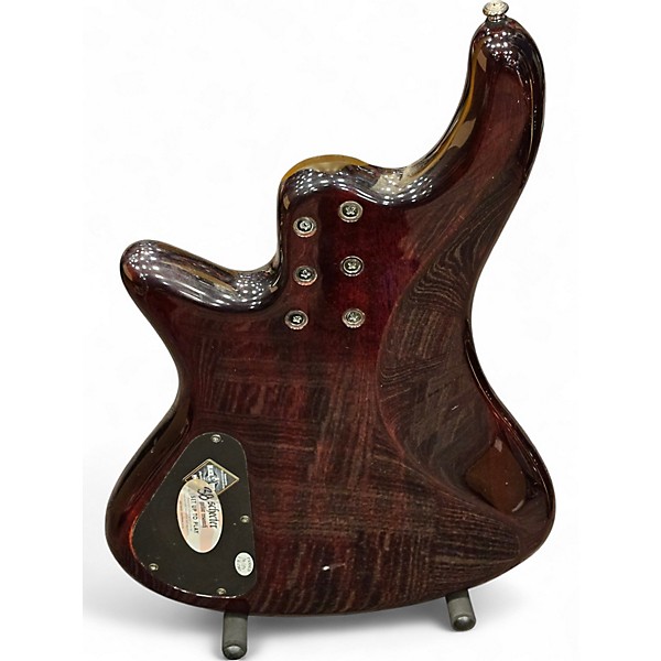 Used Schecter Guitar Research Stiletto Extreme 4 String 2 Color Sunburst Electric Bass Guitar