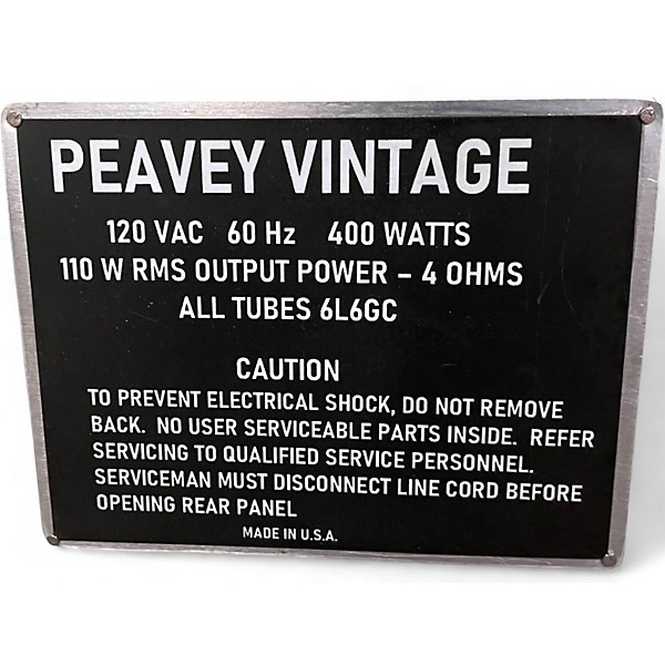 Vintage 1975 Peavey peavey vintage 212 Tube Guitar Combo Amp