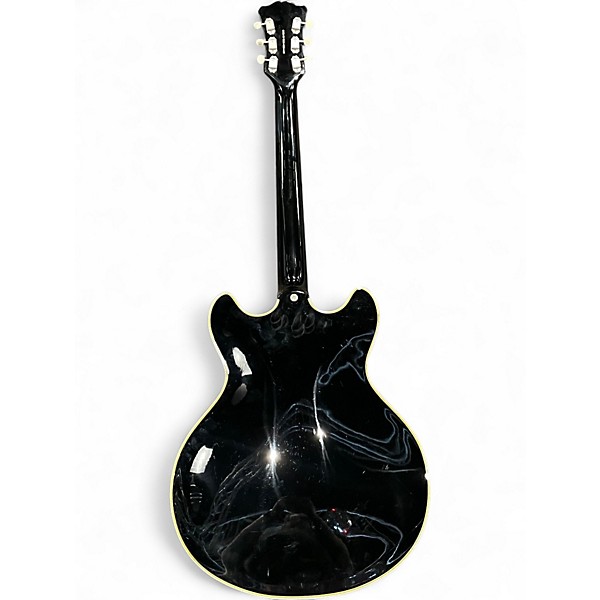 Used D'Angelico Excel DC Tour Black Hollow Body Electric Guitar