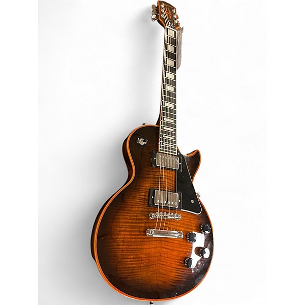 Used 2025 Epiphone LES PAUL WIDOW ORANGE BURST Solid Body Electric Guitar