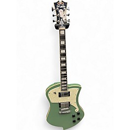 Used D'Angelico Premier Ludlow Army Green Solid Body Electric Guitar