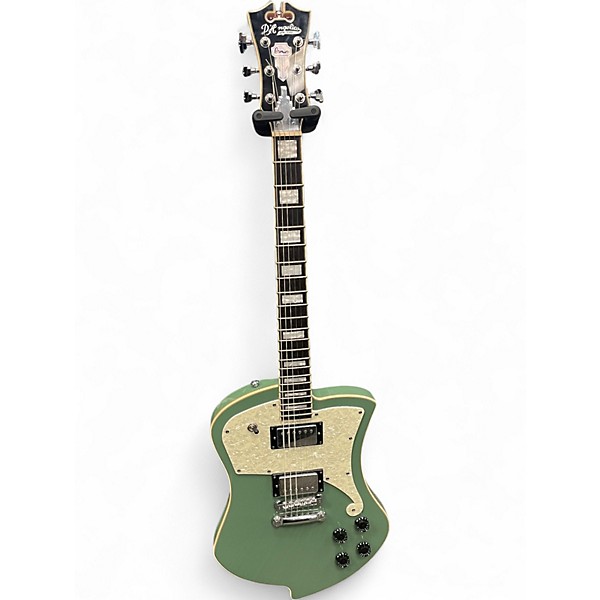 Used D'Angelico Premier Ludlow Army Green Solid Body Electric Guitar