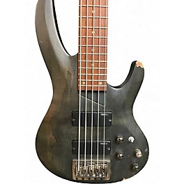 Used ESP LTD B205SM 5 String Charcoal Electric Bass Guitar