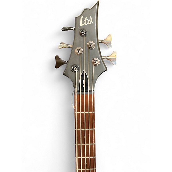 Used ESP LTD B205SM 5 String Charcoal Electric Bass Guitar