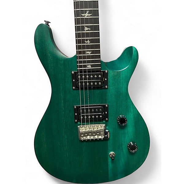 Used PRS SE CE24 Standard Satin Turquoise Solid Body Electric Guitar