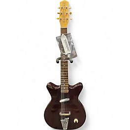 Used Danelectro Convertible Burgundy Acoustic Electric Guitar