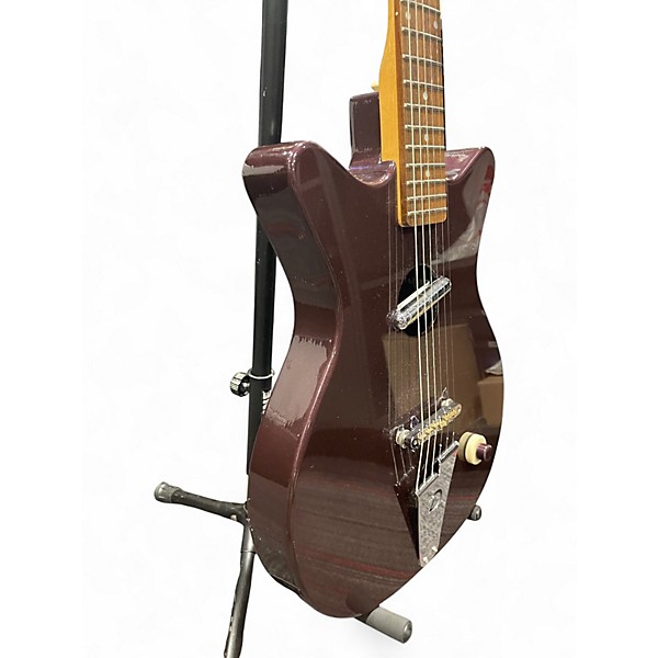 Used Danelectro Convertible Burgundy Acoustic Electric Guitar