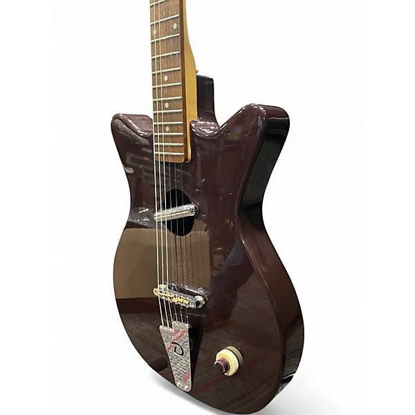 Used Danelectro Convertible Burgundy Acoustic Electric Guitar