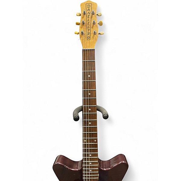 Used Danelectro Convertible Burgundy Acoustic Electric Guitar