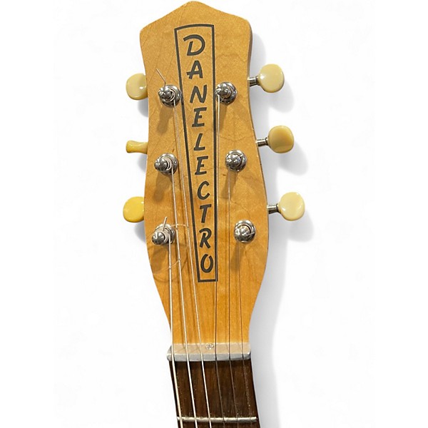 Used Danelectro Convertible Burgundy Acoustic Electric Guitar