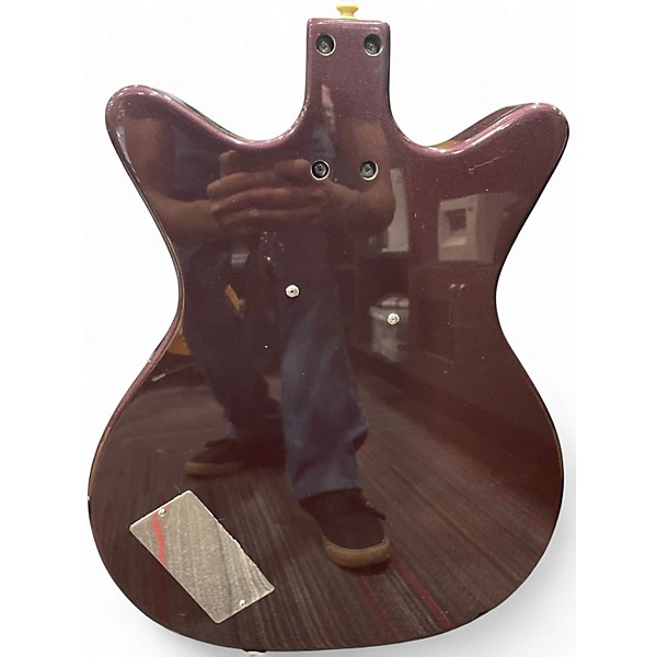 Used Danelectro Convertible Burgundy Acoustic Electric Guitar