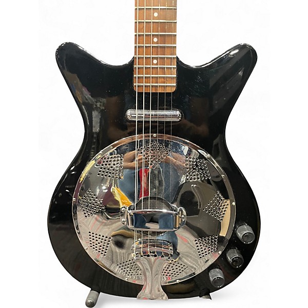 Used Danelectro 59 resonator Black Hollow Body Electric Guitar