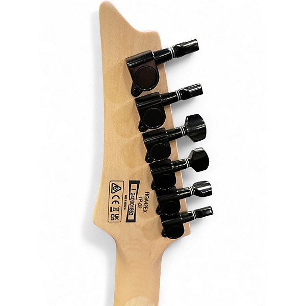 Used Ibanez RGA42EX Trans Purple Solid Body Electric Guitar