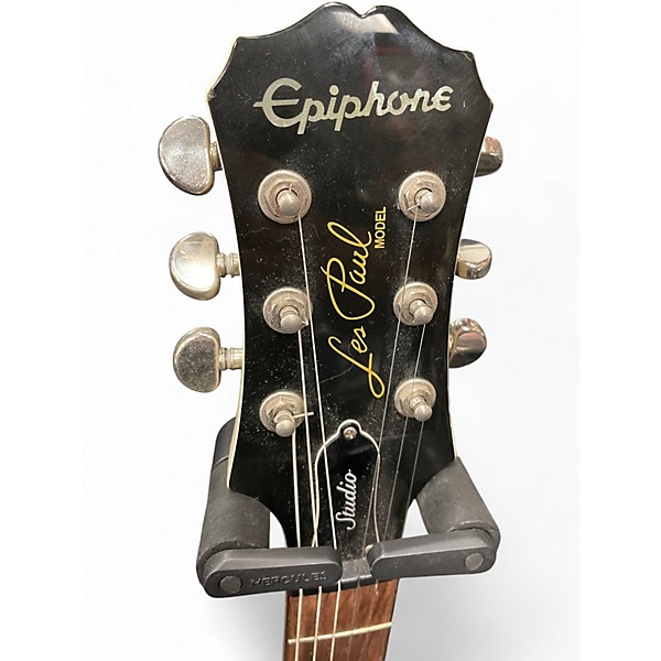 Used Epiphone Les Paul Studio Alpine White Solid Body Electric Guitar