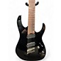 Used Ibanez RGMS7 Black Solid Body Electric Guitar