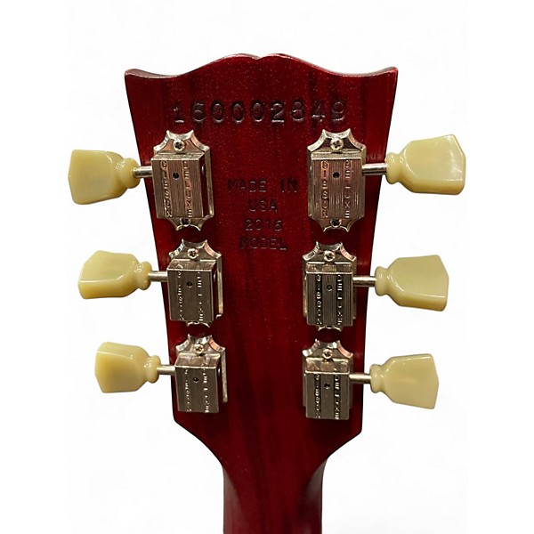 Used 2016 Gibson Les Paul Studio Cherry Solid Body Electric Guitar