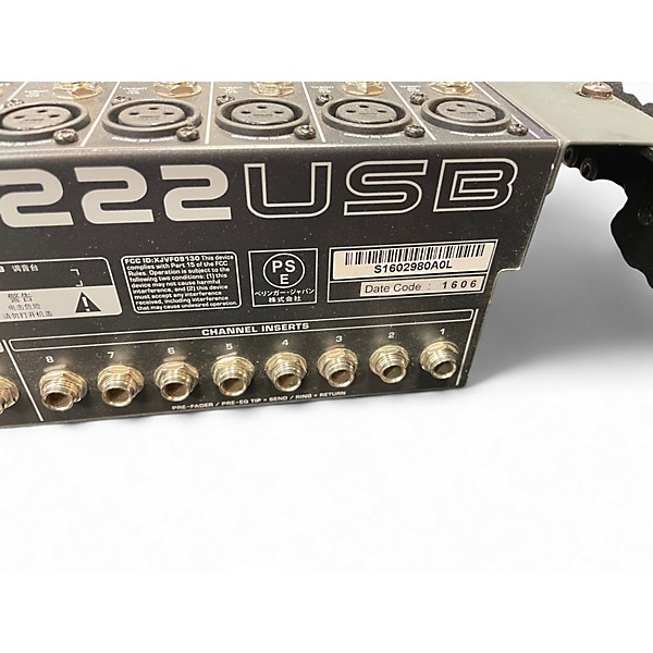 Used Behringer Xenyx X2222USB Unpowered Mixer