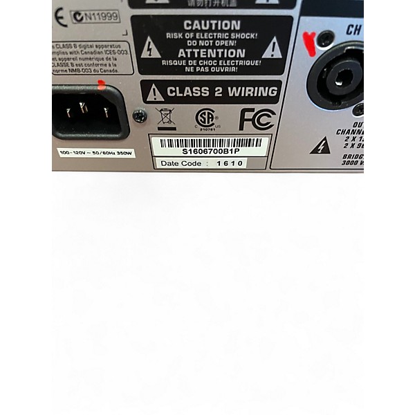 Used Behringer iNUKE NU3000 Power Amp