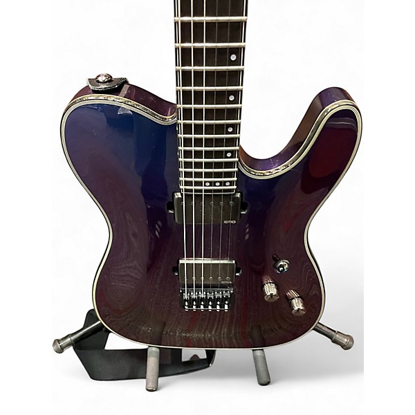 Used 2020s Schecter Guitar Research DIAMOND SERIES HELLRASIER ULTRA VIOLET Solid Body Electric Guitar