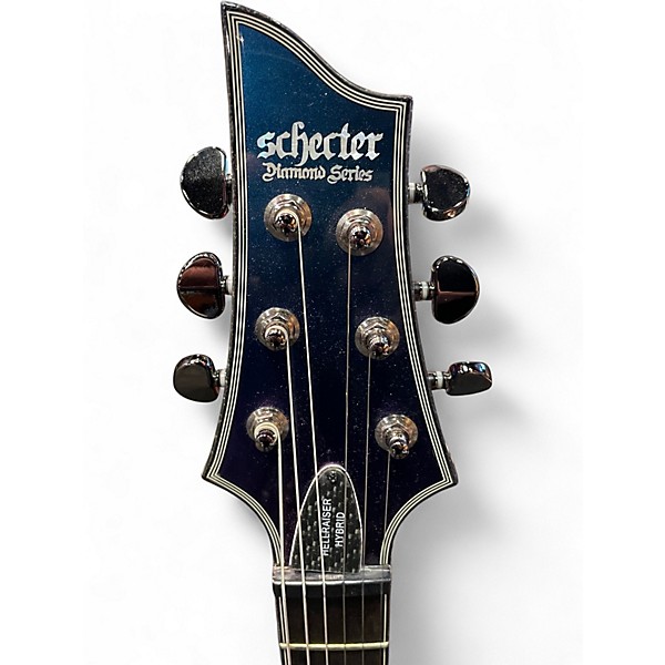 Used 2020s Schecter Guitar Research DIAMOND SERIES HELLRASIER ULTRA VIOLET Solid Body Electric Guitar