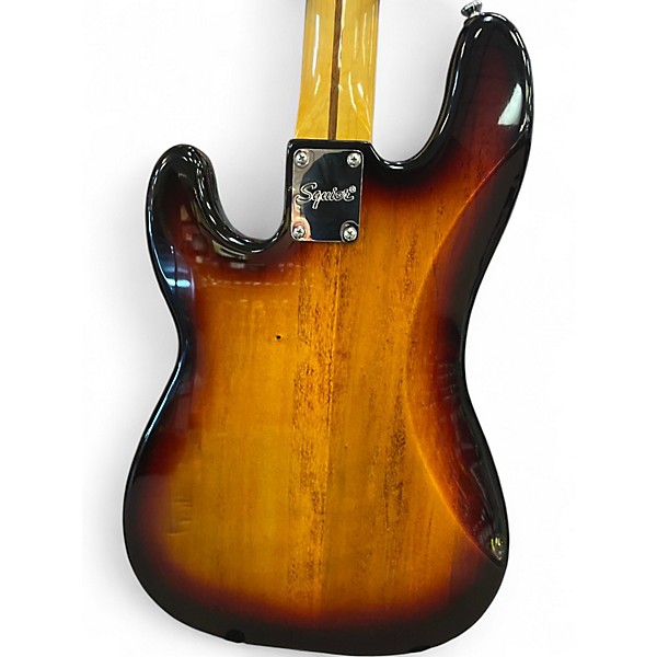 Used Squier Classic Vibe P Bass Black Electric Bass Guitar