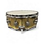 Used DW 5.5X14 Smooth Brass Snare BRASS Drum