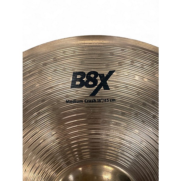 Used SABIAN 18in B8X Cymbal