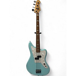 Used Fender Mark Hoppus Jaguar Bass Sonic Blue Electric Bass Guitar