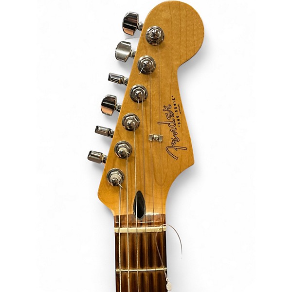 Used Fender Duo Sonic HS Mint Green Solid Body Electric Guitar