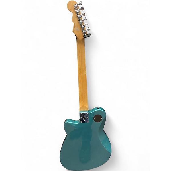 Used Reverend Double Agent Metallic Blue Solid Body Electric Guitar