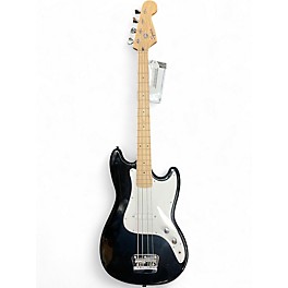 Used Squier Bronco Black Electric Bass Guitar