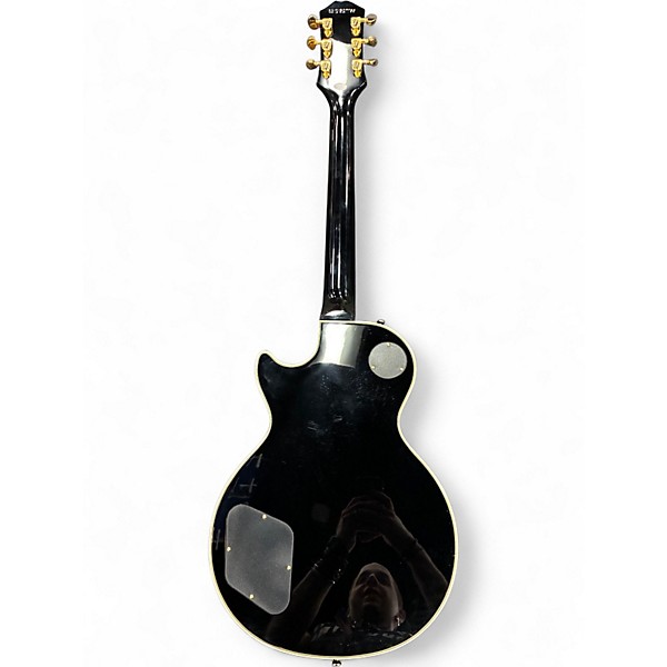 Used 2023 Epiphone Les Paul Custom Blackback Limited-Edition Antique Ivory Solid Body Electric Guitar