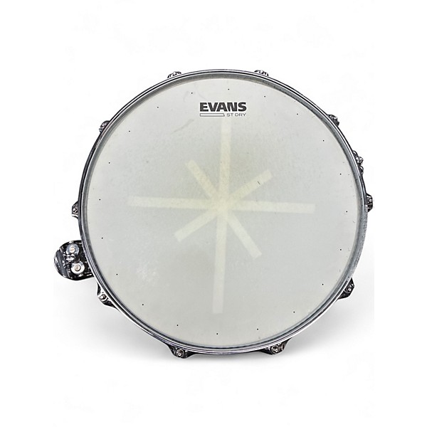 Used SONOR 14X5 Prolite Snare Drum Ebony White Stripes Drum