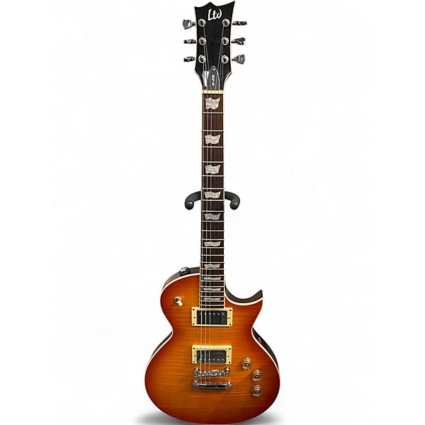 Used ESP LTD EC256 Orange Solid Body Electric Guitar