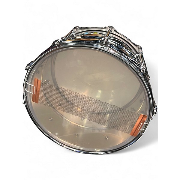 Used Ludwig 14X8 Supralite Snare Silver Drum