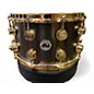 Used DW 8X14 Collectors series Brass Black and Gold Drum