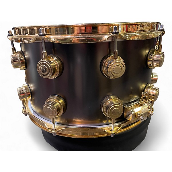 Used DW 8X14 Collectors series Brass Black and Gold Drum