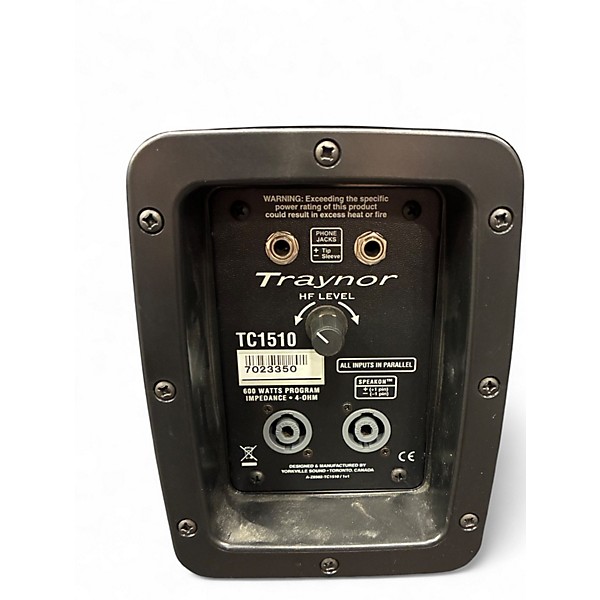 Used Traynor TC1510 600 watt 1x15", 2x10" & Horn Bass Cabinet