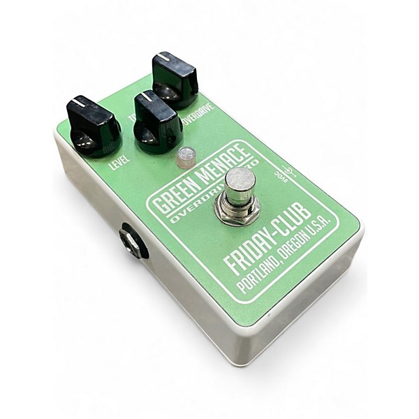 Used Friday-club Green Menace Overdrive Pro Effect Pedal