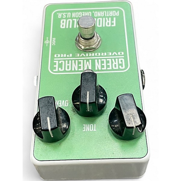 Used Friday-club Green Menace Overdrive Pro Effect Pedal