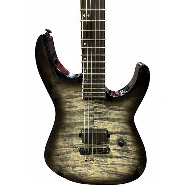 Used ESP M1001 Charcoal Burst Solid Body Electric Guitar