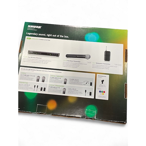 Used Shure BLX188 Lavalier Wireless System