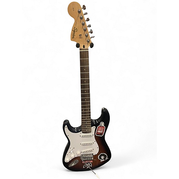 Used Squier Affinity Stratocaster 2 Color Sunburst Solid Body Electric Guitar