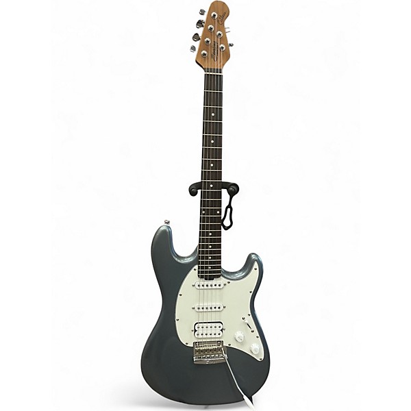 Used Sterling by Music Man CUTLASS HSS Metallic Silver Solid Body Electric Guitar