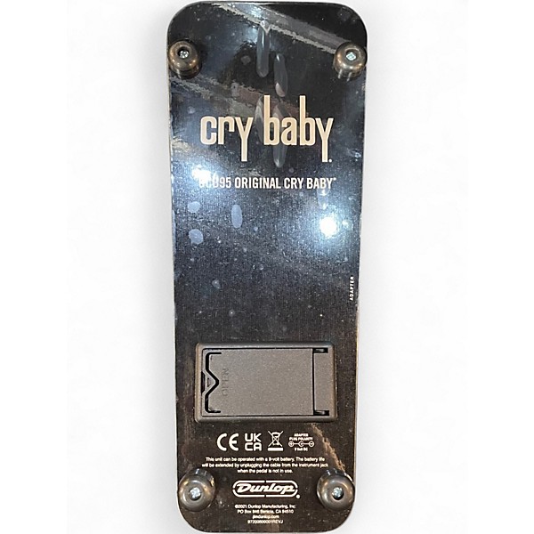 Used Dunlop GCB95F Crybaby Classic Wah With Fasel Inductor Effect Pedal