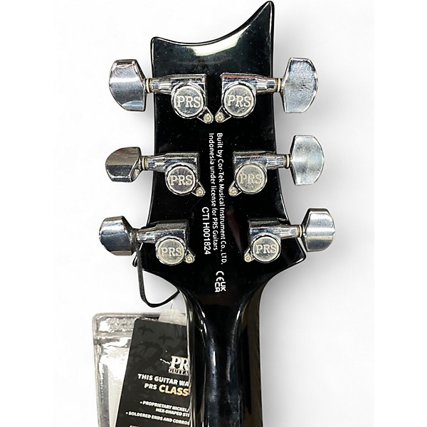 Used PRS 277 Trans Black Solid Body Electric Guitar