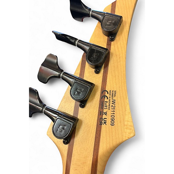 Used Solar Guitars AB2.4AN Brown Electric Bass Guitar